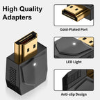 HDMI-Compatible Male to Mini HDMI-Compatible Female Adapter – 8K@60Hz 4K@120Hz 48Gbps LED for Camera Laptop Monitor TV