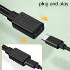 USB-C Female to Dual USB-C Male Y Splitter Charging Cable 5V 3A – Charge 2 Type-C Devices Simultaneously 30cm
