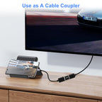 USB 3.0 Male to Male Adapter USB-A to USB-A Coupler Extension Connector Compatible with PC Laptop Webcam Hard Drive