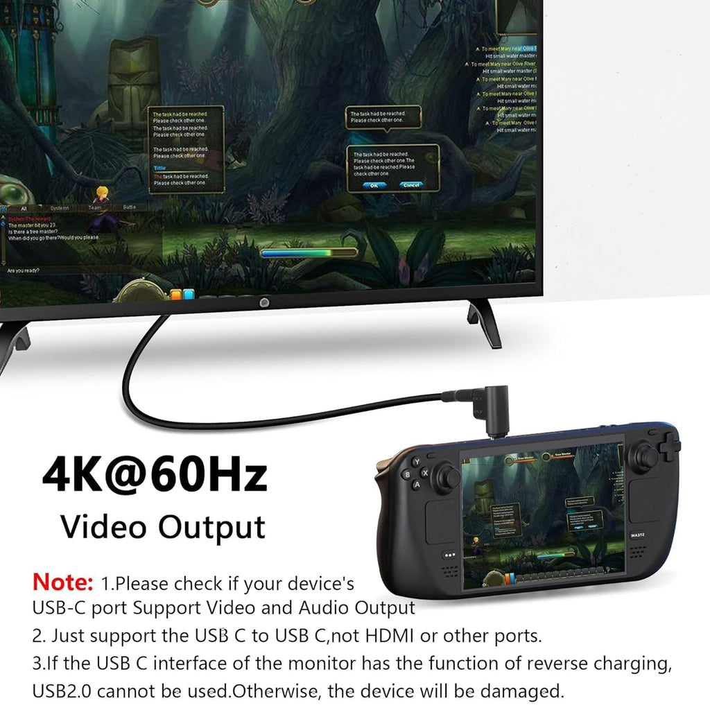 USB Type C Splitter 1 to 2 Ports Supports 10Gbps Data Transfer 4K@60Hz Video Output Easy to Carry
