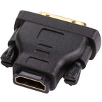 DVI-D 24+1 Male to HDMI-Compatible Female Adapter Bidirectional – 4K@30Hz 1080P Gold-Plated Thumbscrew for PC Monitor TV Gaming Console