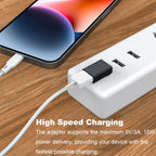 90 Degree USB-A Male to Female Adapter Up & Down Right Angle – USB 3.0 5Gbps 15W Charging Aluminum for PC Laptop Charger Power Bank