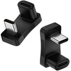180 Degree Angle USB C Adapter 180° U Shape Male to Female 10Gbps PD 100W Adapter Compatible with Steam Deck Switch Laptop Tablet Phone and More Type C Devices