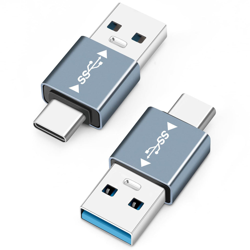 USB 3.1 Male to USB C Male Adapter USB A to USB C Connector 10G Data Transfer for Smartphone Tablet Laptop Power Bank