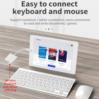 3-in-1 Lightning-Compatible to USB-A OTG + 3.5mm Audio + Charging Adapter – Headphone Jack Splitter for iPhone iPad iOS 9.2–13+