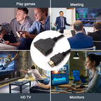 1-in-2-Out HDMI-compatible Splitter Cable – Male to 2×Female 1080P Mirror Only for TV Monitor Projector Xbox PS3 30cm