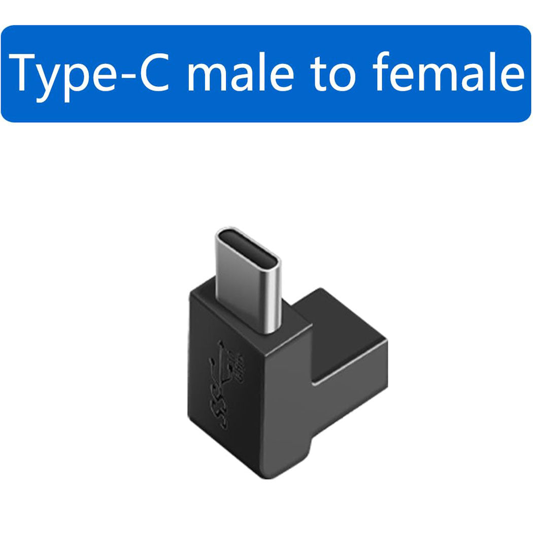 USB C Male to Female Adapter USB3.1 Support 10GBbps Rate USB C Phone/Laptop Charging Port Converter 5V 3.3A