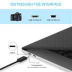USB-C to Micro USB Cable – USB 2.0 480Mbps Data & Charging OTG for MacBook Samsung Galaxy Fire Tablet TV Stick Android (1ft / 3ft)