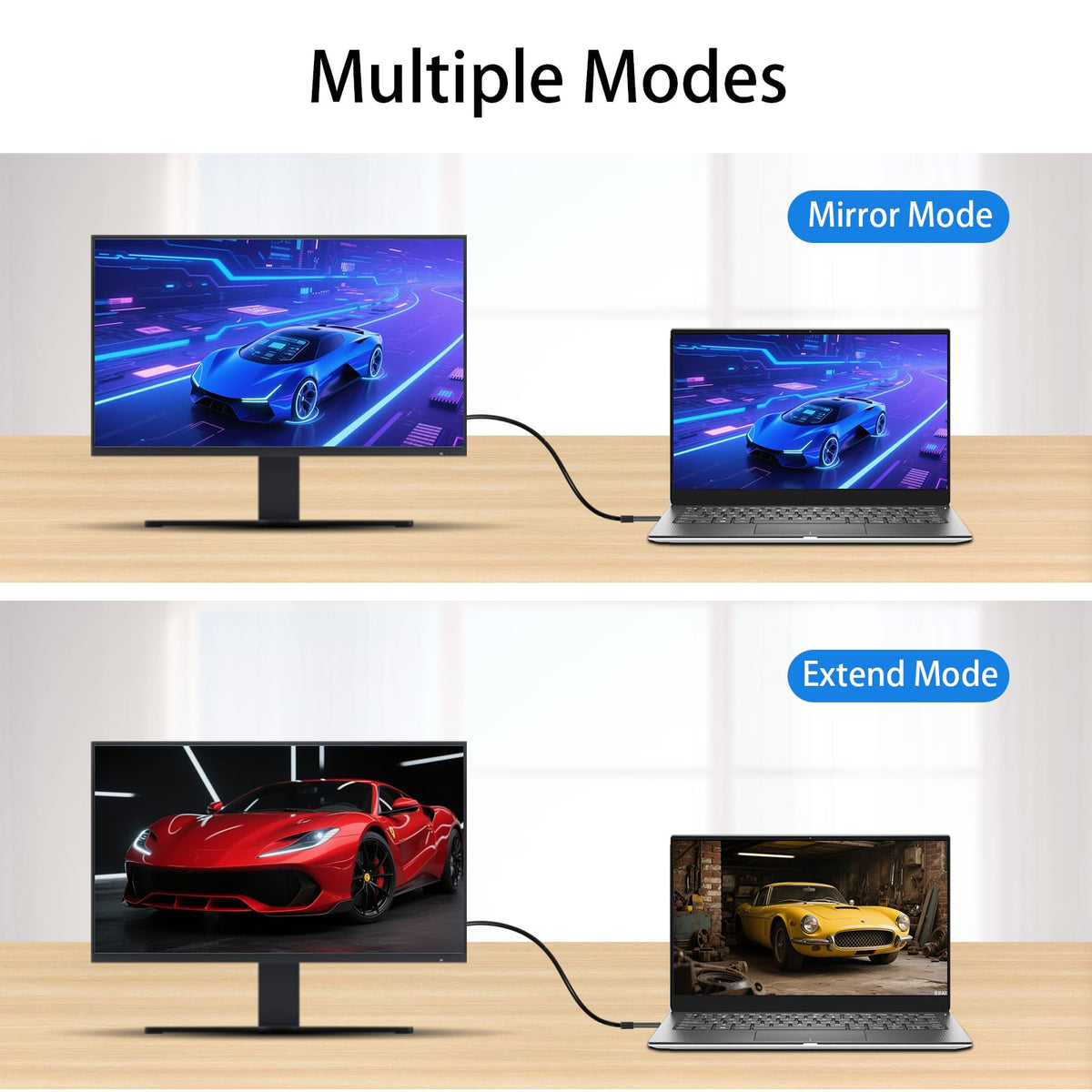 DVI-D 24+1 Male to HDMI-Compatible Female Adapter Bidirectional – 1080P@60Hz 24K Gold-Plated for PC Monitor Projector TV Gaming Console