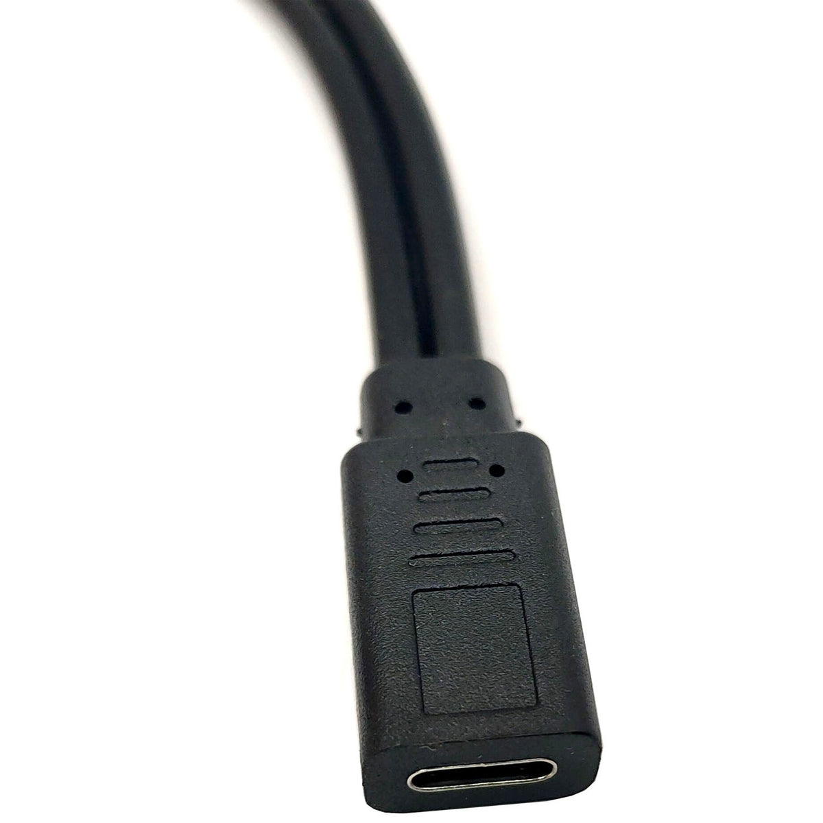 USB-C Female to Dual USB-C Male Y Splitter Charging Cable 5V 3A – Charge 2 Type-C Devices Simultaneously 30cm