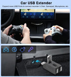 5-in-1 USB 3.0 Hub with SD/TF Card Reader – 1×USB 3.0 + 2×USB 2.0 Ports Portable USB Splitter for Laptop PC Camera Dash Cam