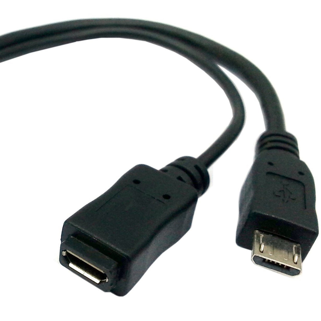 Micro USB OTG Cable 20cm – Power Enabled USB Adapter for Fire Stick 4K/4K Max/Cube/Lite, Android & Windows OTG Devices