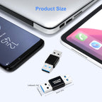 USB 3.0 Male to Male Adapter USB-A to USB-A Coupler Extension Connector Compatible with PC Laptop Webcam Hard Drive