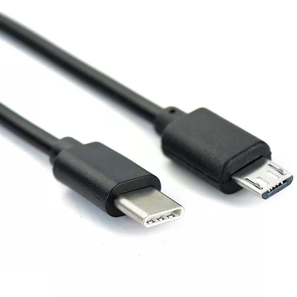 USB-C to Micro USB Cable 3ft – Data & Charging for MacBook iPhone 15 Samsung Android Laptops to Old Phones Cameras Tablets