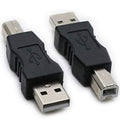 USB 2.0 Type A Male to Type B Male Adapter Plug and Play Compatible with PC Mac Printer Scanner