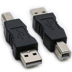 USB 2.0 Type A Male to Type B Male Adapter Plug and Play Compatible with PC Mac Printer Scanner