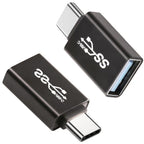 USB3.1 to USB C Adapter USB Type C Male to USB 3.1 Female OTG Converter Usbc to USB Adapter for iPhone 15 Pro Max Plus MacBook Pro Air Samsung Galaxy ipad