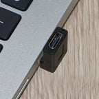 90 Degree USB-A to USB-C Adapter Right Angle – USB 3.2 10Gbps USB-A Male to USB-C Female Converter for Laptop PC Charger Hub