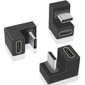 USB-C 180° U-Shape Adapter Male to Female – USB 3.1 Gen 2 10Gbps Fast Charging Data Extension for Laptop Tablet USB-C Devices