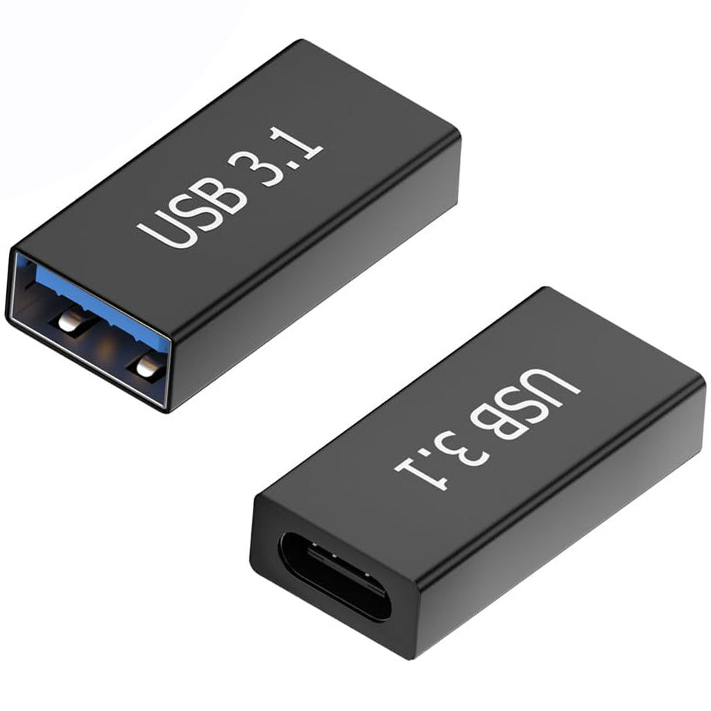 USB Female to USB-C Adapter – Compatible with MacBook Pro/Air iPad Pro Google Pixel Huawei & More