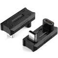 180 Degree USB C Adapter with 13.5mm Wider Gap U Shape USB-C Male to USB-C Female Connector with PD 240W/20 Gbps/8K,Type C 180 Angle Adapter for ROG Ally Steam Deck Legion Go Laptop Tablet Phone
