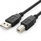 USB 2.0 A Male to B Male Printer Cable 480Mbps for HP Canon Epson Brother Lexmark Samsung Xerox Scanner Computer 30cm to 10m
