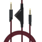 2M Replacement Audio Cable with Volume Control Compatible with Astro A10 A30 A40 TR Gaming Headset PS5 PS4 Xbox PC Aux Cord 6.5ft Red