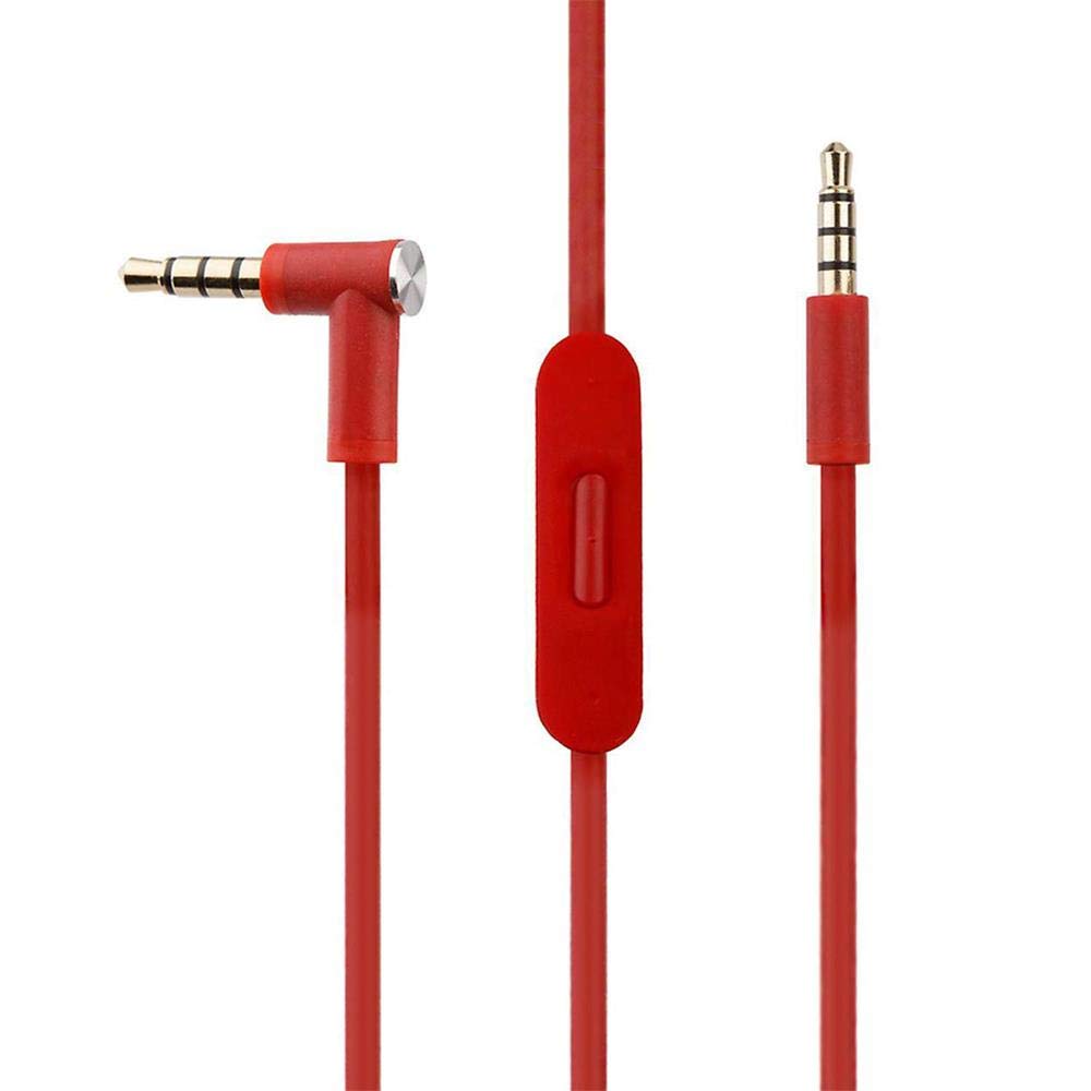 Replacement Audio Cable for Beats Studio Solo Pro Headphones – 1.4m TPU Cord, Inline Mic & Remote, 3.5mm
