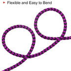 3.5mm Male to Male Aux Cable 3ft Braided 1/8 Inch TRS Stereo Audio Cord 3 Pole Gold Plated Car Aux Jack for Headphone Speaker PC Laptop Phone Tablet