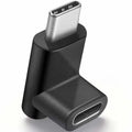 USB C Angle Adapter 90 Degree USB C Type C Male to Female Adapter, Right Left Up Down Angled USB-C USB 3.1 Type-C Extension Laptop, VR, Smartphones & Tablet (Left/Right & Up/Down)