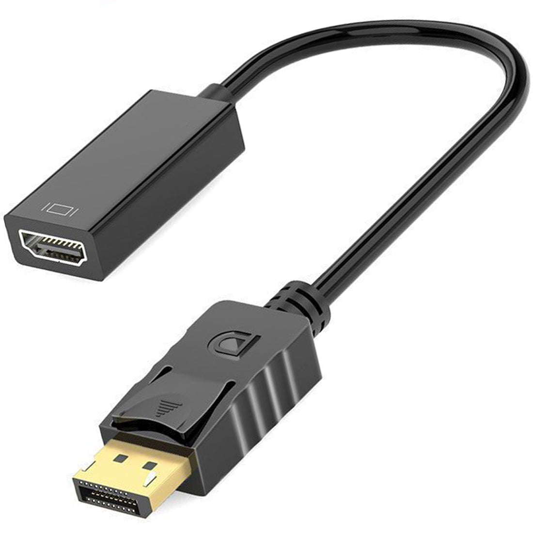 Passive DisplayPort to HDMI Adapter DP Male to HDMI Female 1080p for DP Plus Plus Desktop Laptop Monitor TV Projector