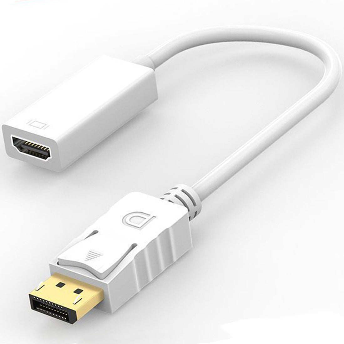 Passive DisplayPort to HDMI Adapter DP Male to HDMI Female 1080p for DP Plus Plus Desktop Laptop Monitor TV Projector