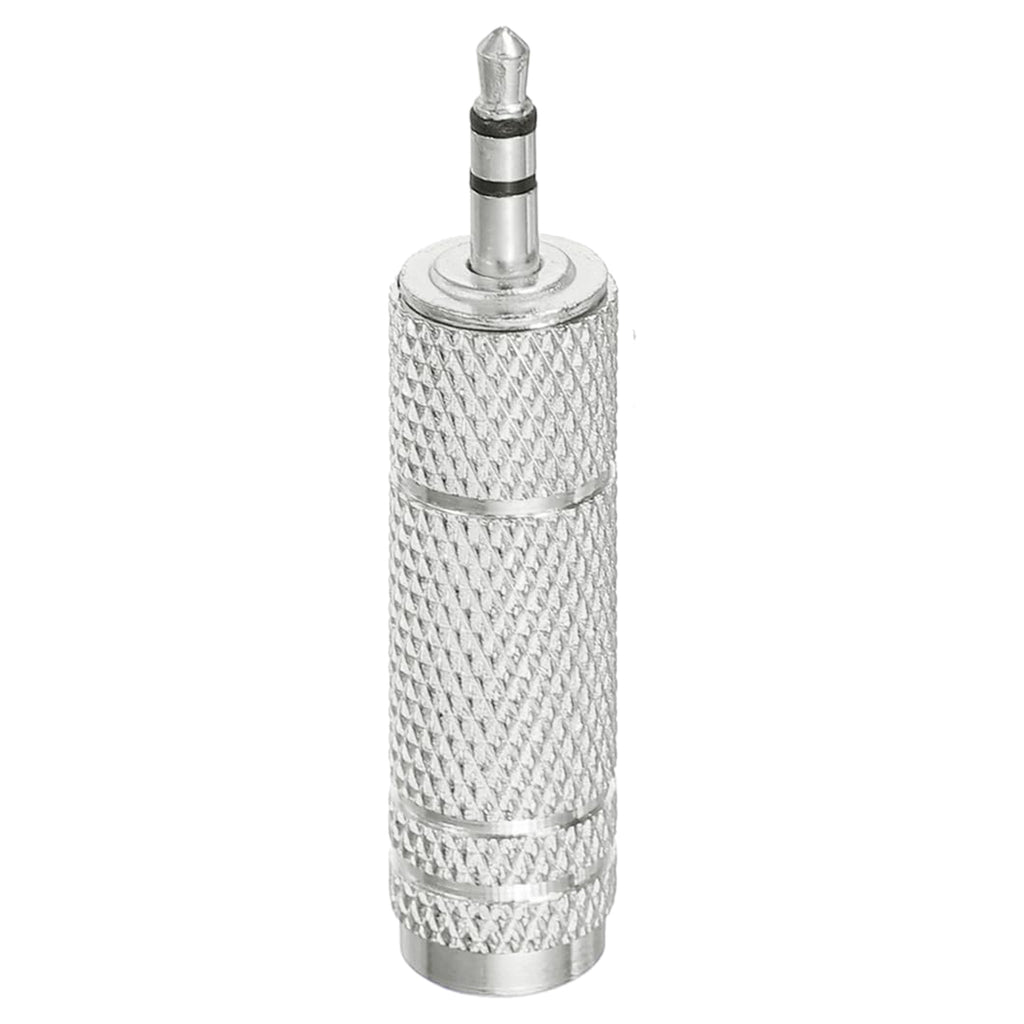 3.5mm to 6.35mm Audio Adapter 1/8 Male to 1/4 Female Stereo Headphone Jack Plug Converter TRS for PC Laptop Guitar Amp Speaker Mixing Console Receiver