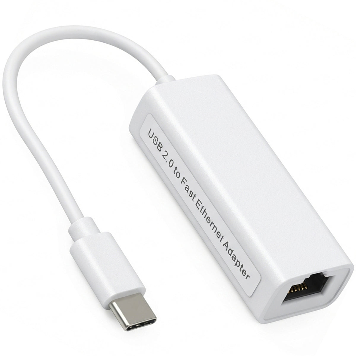 USB C to Ethernet Adapter 100Mbps Type C to RJ45 Fast Ethernet LAN Network Converter Cable for MacBook Pro Surface Book Dell XPS HP Spectre Yoga PC