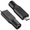 USB C PD to DC 5.5 x 2.1mm Female Power Adapter 20V 65W Type C Male to DC5521 Converter for Mini Satellite Antenna