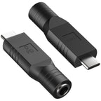 USB C PD to DC 5.5 x 2.1mm Female Power Adapter 20V 65W Type C Male to DC5521 Converter for Mini Satellite Antenna