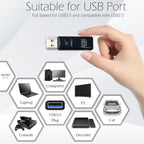 USB 3.0 SD Card Reader 5Gbps SuperSpeed 2 in 1 Dual Slot Flash Memory Adapter Micro SD TF SDXC SDHC UHS I for PC Laptop Camera Dash Cam