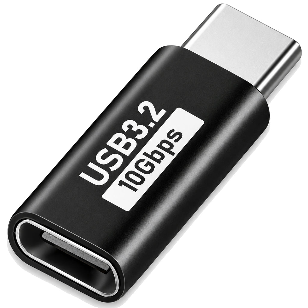 USB C Male to Female Adapter 10Gbps USB 3.2 Extender Type C Port Saver 5A 30V Fast Charging 4K Video for Laptop PC Phone Tablet TV Gamepad SSD Hub