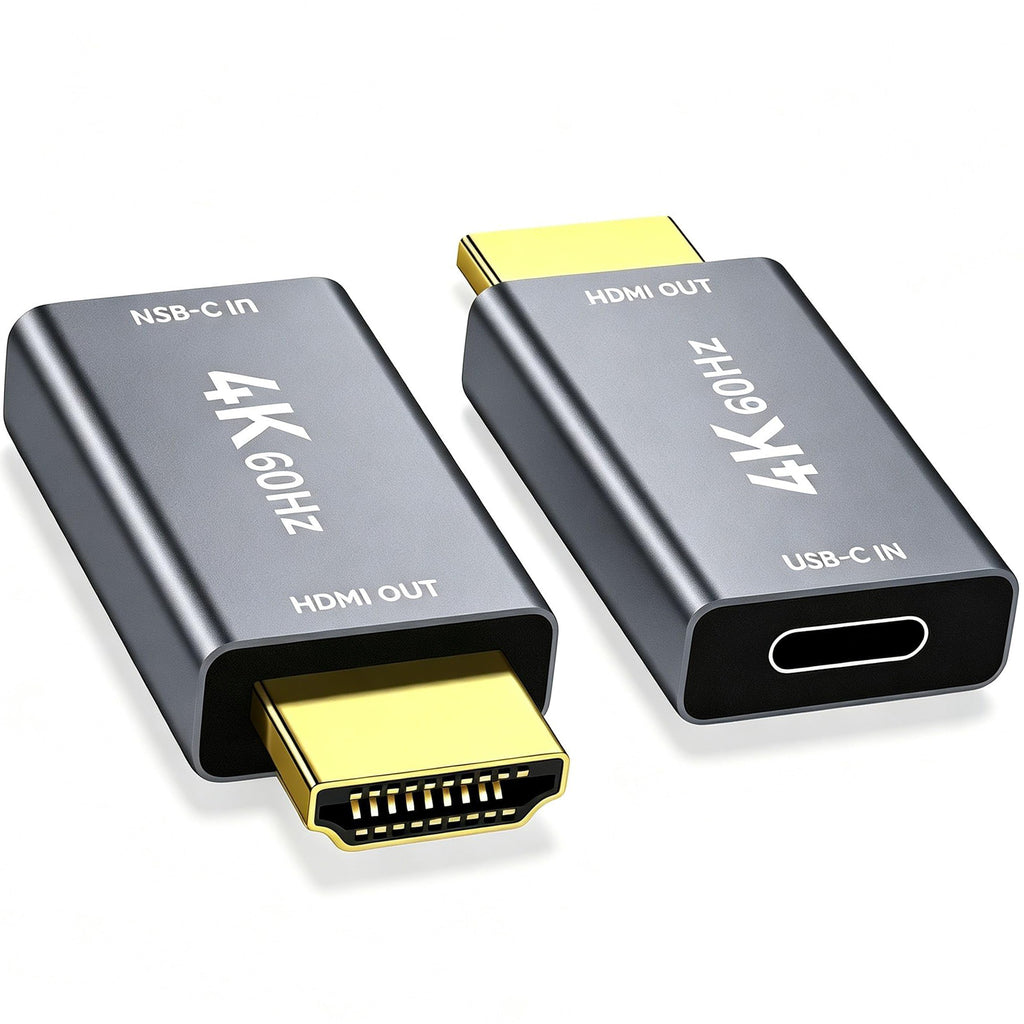 USB C Female to HDMI Compatible Male Adapter 4K 60Hz DP Alt Mode Thunderbolt 3 4 One Way Video Converter for iPhone 17 16 15 MacBook