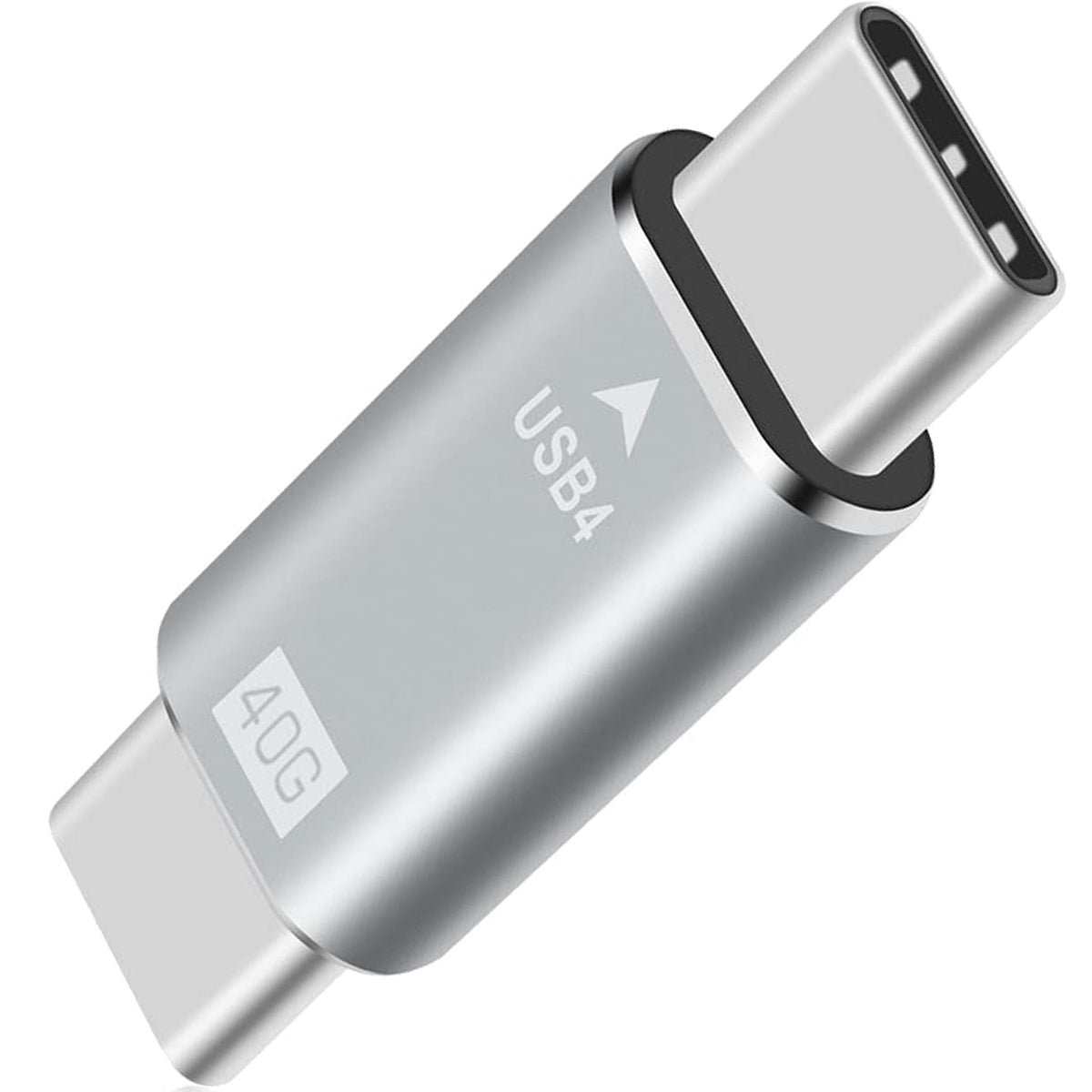 USB4 USB C Male to Male Adapter 40Gbps Data Transfer PD 100W Fast Charging 8K 60Hz Video Type C Coupler for Thunderbolt 4 3 MacBook Pro iPad eGPU SSD Enclosure