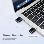 USB C Male to USB 3.0 Female Adapter with LED Indicator High-Speed OTG Converter Compatible with Laptops Tablets