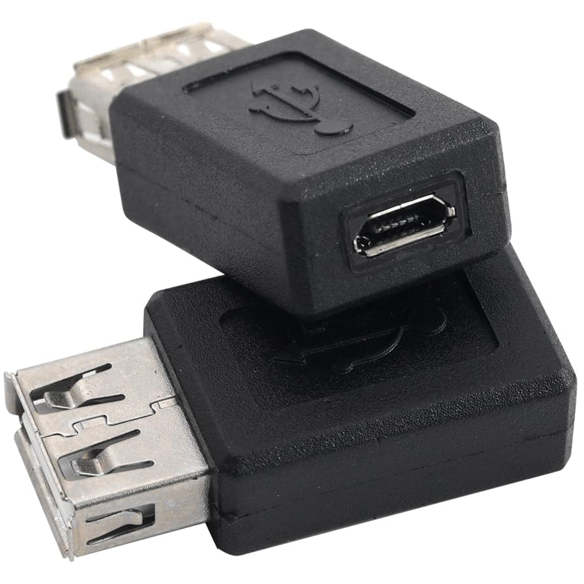 USB 2.0 Type A Female to Micro USB Female Adapter Converter 480Mbps