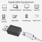 USB 2.0 Type A Male to Micro USB Female Adapter Converter 480Mbps