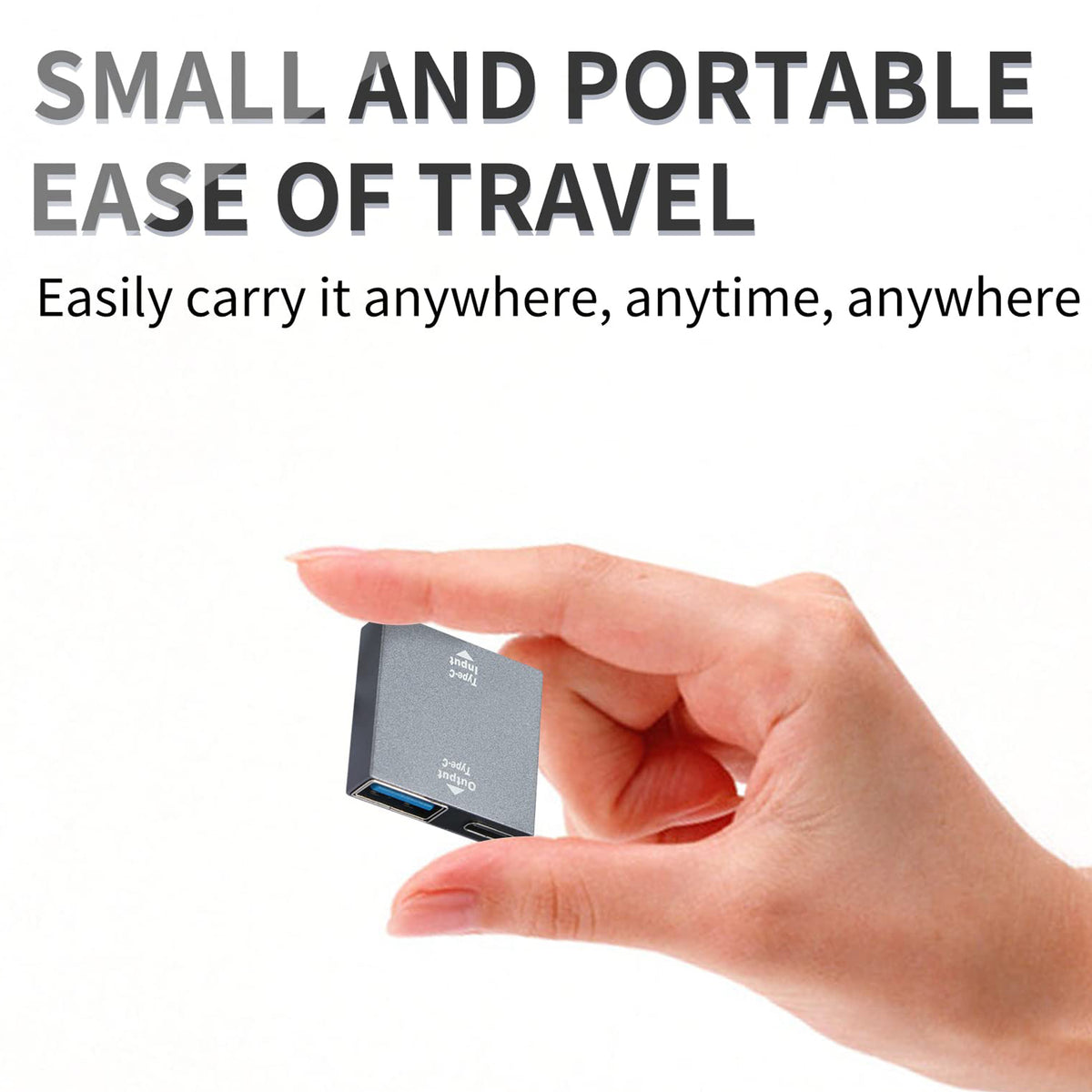 USB C Female to USB C Female and USB A Female Splitter Adapter Dual Charging One Data Port PD Charging for Phones Tablets