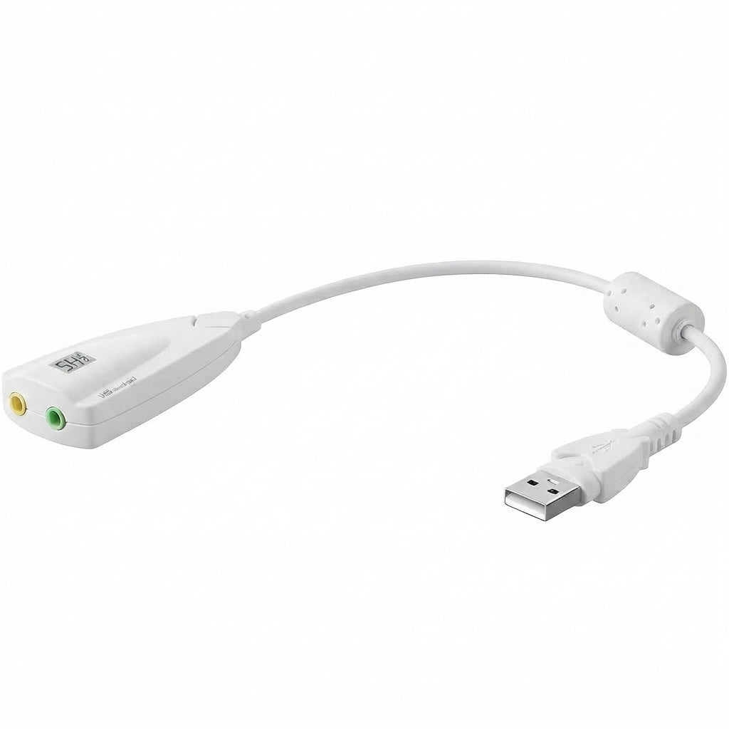 5Hv2 USB External Sound Card Virtual 7.1 Surround Sound USB to 3.5mm Audio Mic Jack Adapter Cable for PC Laptop Desktop PS4 PS5 Mac Windows