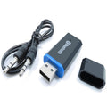 USB Bluetooth Audio Receiver Adapter Wireless 3.5mm AUX Dongle Music Receiver with 3.5mm Cable for Car Stereo Home Speaker Sound System iPhone iPad