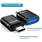 USB C to USB 3.0 Adapter Type C Male to USB A Female OTG Converter 5Gbps Aluminum Mini Plug for MacBook iPad Tablet Phone Flash Drive