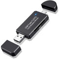 USB C Micro USB SD Card Reader 3 in 1 USB 2.0 Memory Adapter Dual Slot for SD TF MicroSD OTG for Android Phone Tablet PC Laptop Not for iPhone iPad