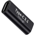 USB C Female to Female Adapter 10Gbps 100W PD 8K 60Hz Type C Coupler Extender Thunderbolt 4 3 Compatible for Cable Laptop Monitor Dock