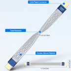 USB4 Thunderbolt 4 USB C Cable 240W PD 40Gbps 8K 60Hz 5.3 Inch Short Cord E Marker for MacBook Pro iPhone 16 15 Galaxy S24 Steam Deck